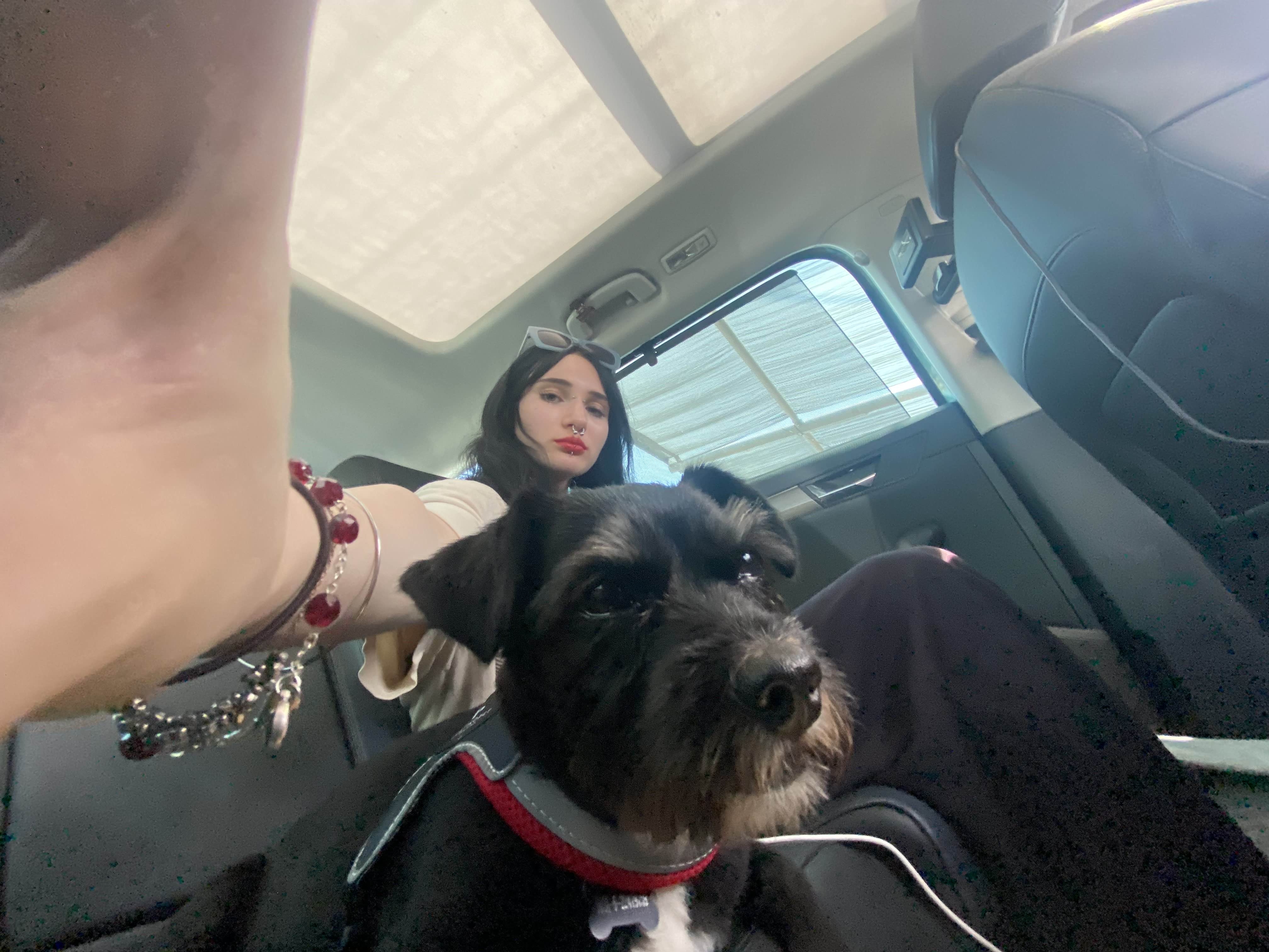 Een foto van mij en mijn hond